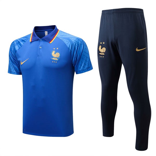 Polo Francia Set Completo 22/23 Blu 1